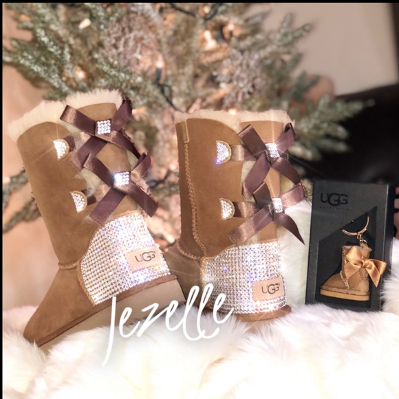 Msg.2.order 💎 Rhinestone UGGS Custom Swarovski Crystal Ugg Boots - Picture 4 of 17